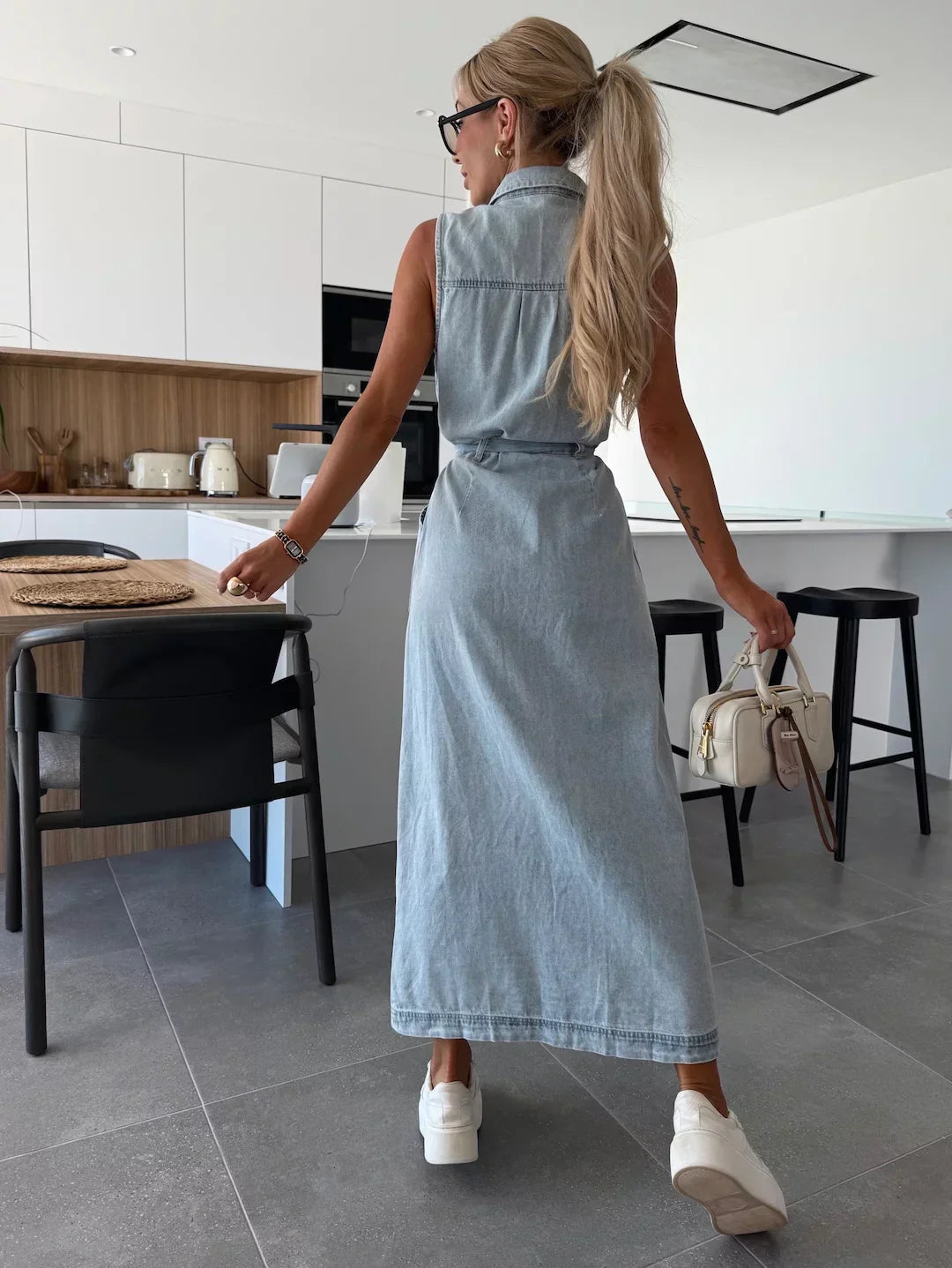Isabella™ | Maxi-Denimkleid