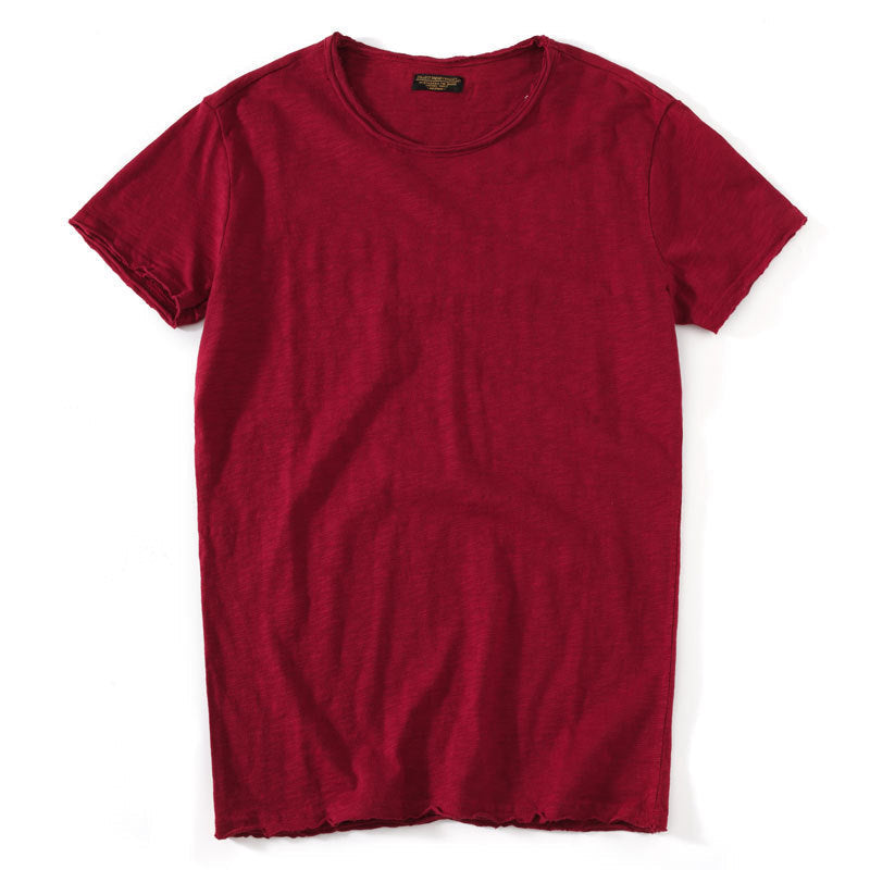 Loke – Basic-T-Shirt mit weicher Struktur