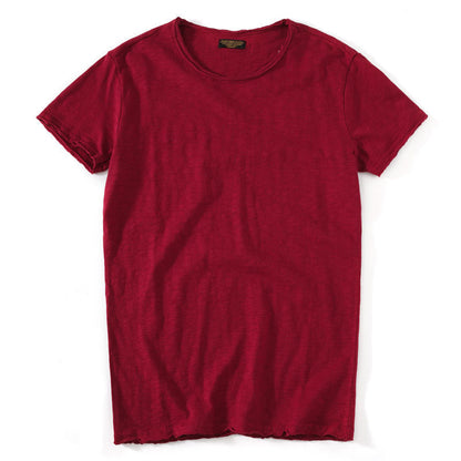 Loke – Basic-T-Shirt mit weicher Struktur