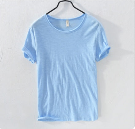 Loke – Basic-T-Shirt mit weicher Struktur