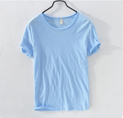 Loke – Basic-T-Shirt mit weicher Struktur