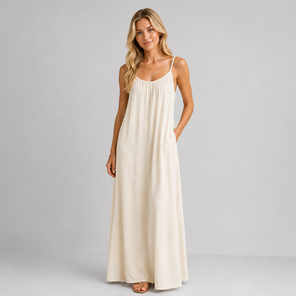 Maxikleid mit offenem Rücken