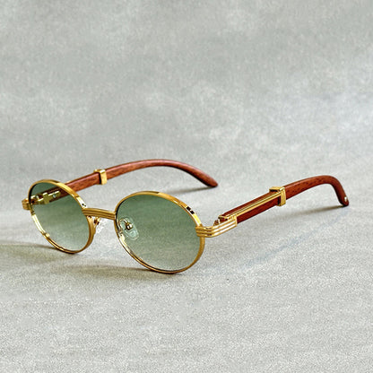 Teyro™ | Holz Sonnenbrille mit Verlaufsgläsern