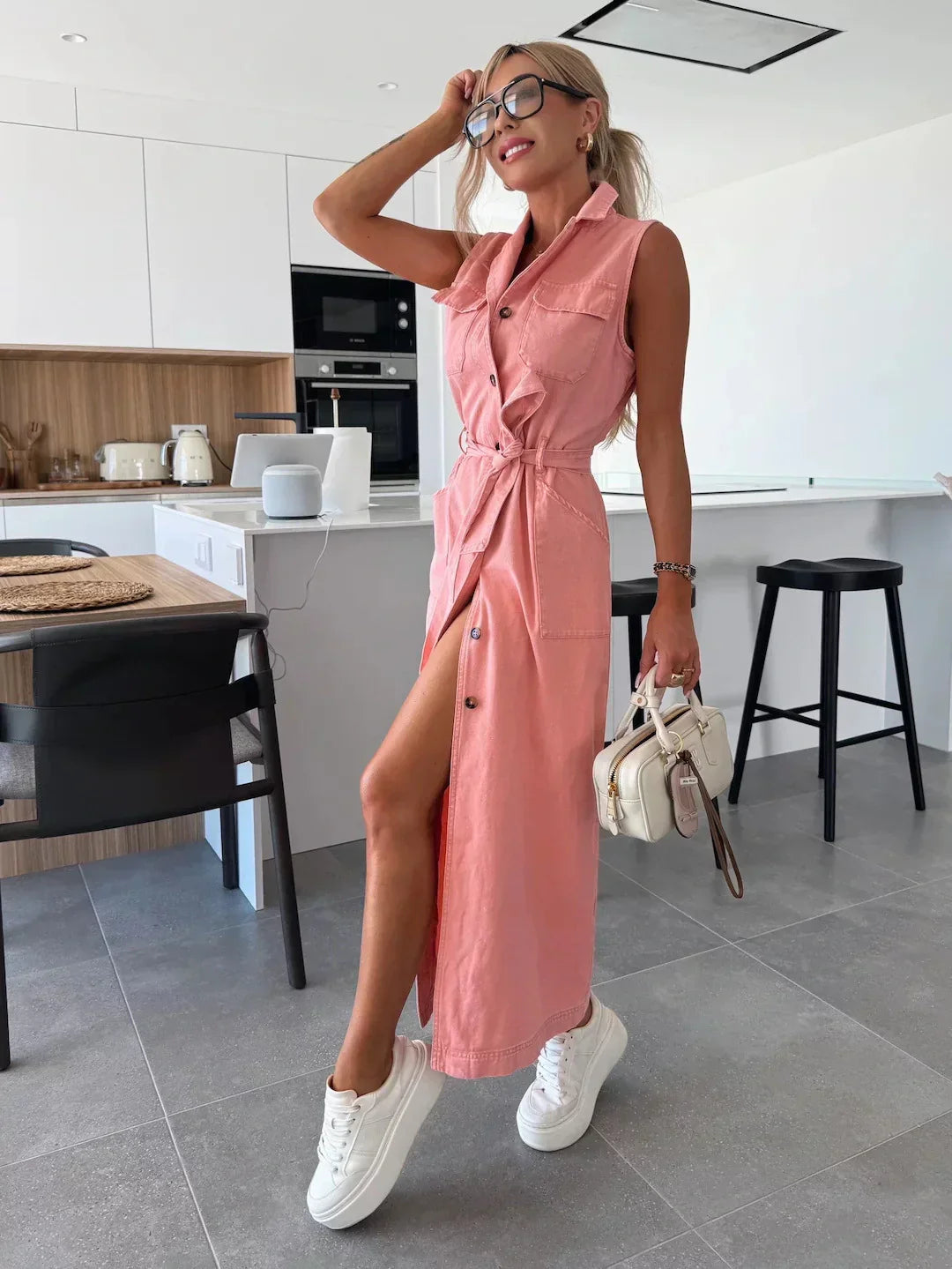 Isabella™ | Maxi-Denimkleid