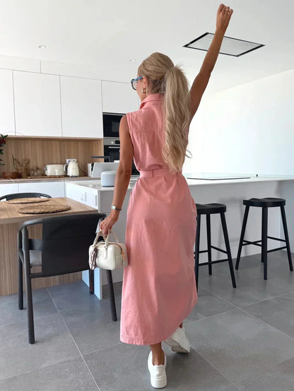 Isabella™ | Maxi-Denimkleid