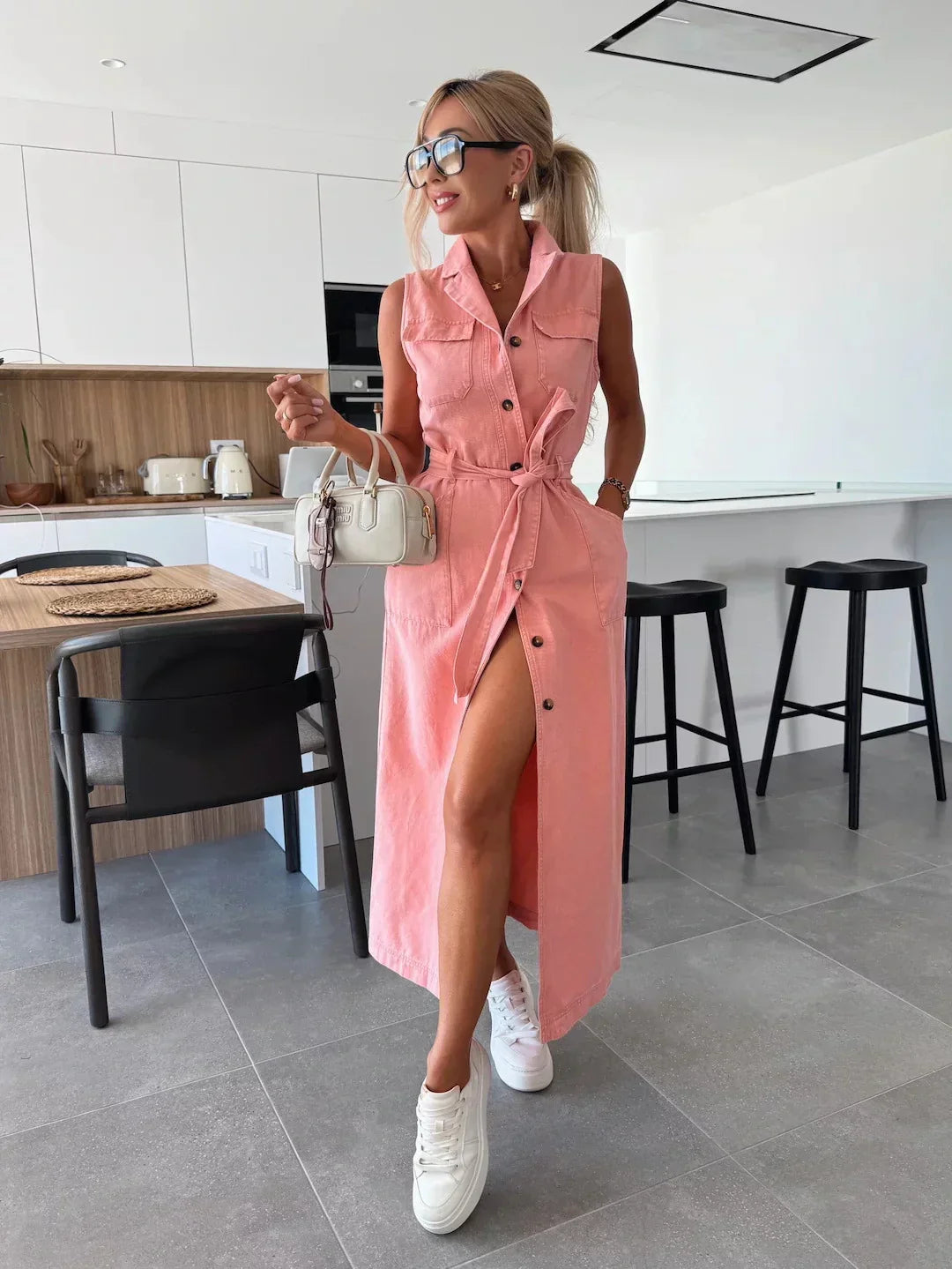Isabella™ | Maxi-Denimkleid