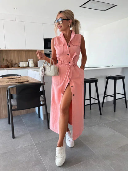 Isabella™ | Maxi-Denimkleid