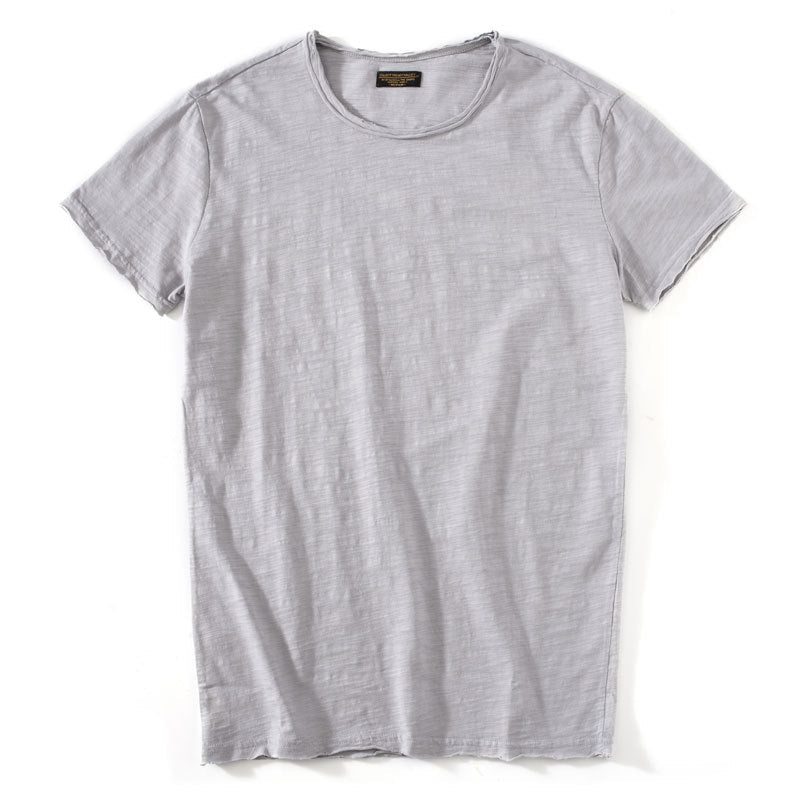 Loke – Basic-T-Shirt mit weicher Struktur