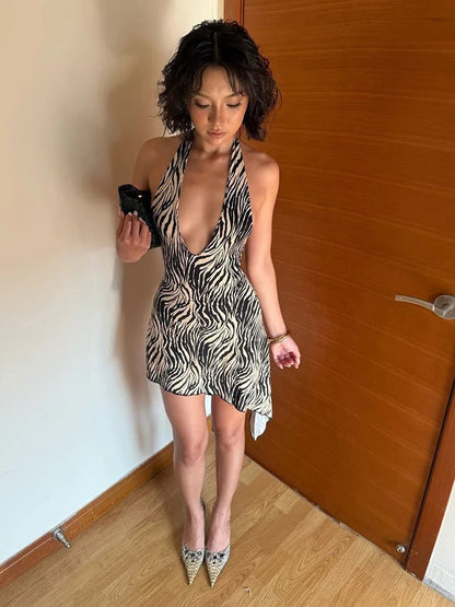 Zebra Mini Kleid